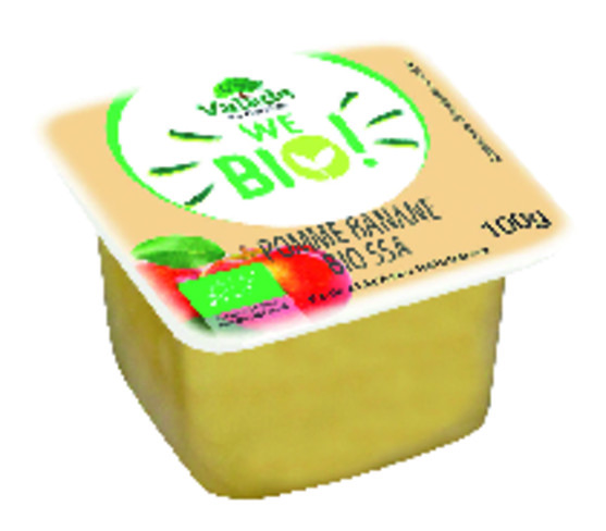 Purée pomme banane bio