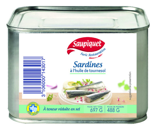 Sardine huile végétale