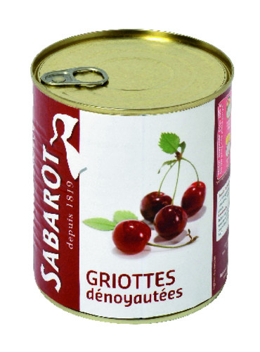 Griottes dénoyautées