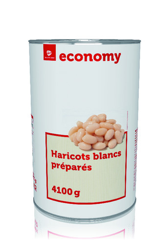 Haricot blanc préparé