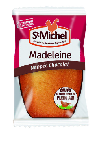 Madeleine nappée chocolat