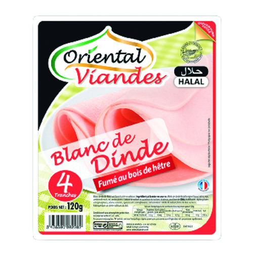 Blanc de dinde fumé 4 tranches