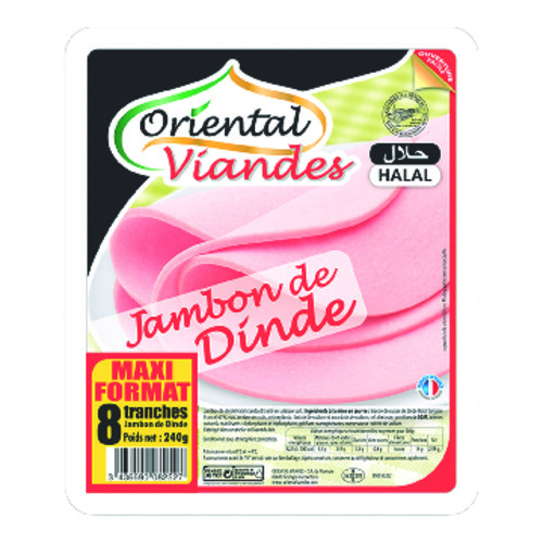 Jambon de dinde 8 tranches