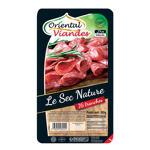 Saucisson sec nature volaille