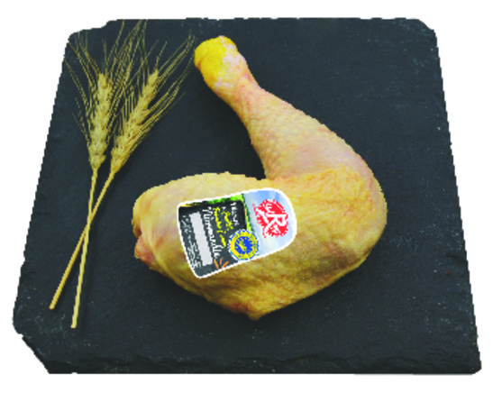 Cuisse de poulet fermier jaune