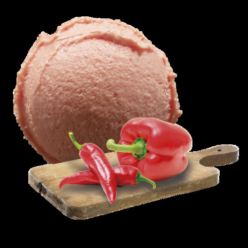 Glace poivron piment