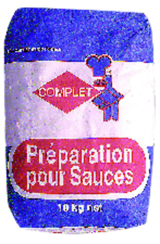 Préparation pour sauce