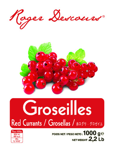 Groseille rouge égrappée