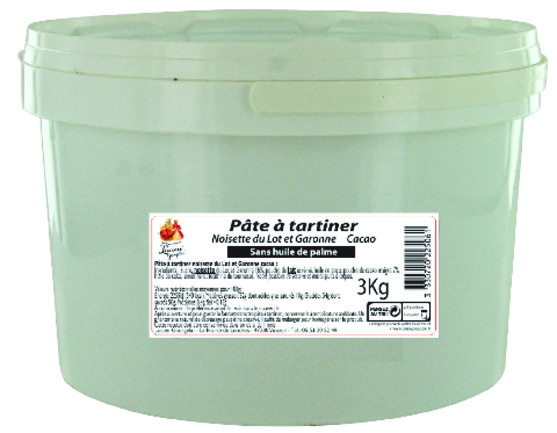 Pate à tartiner noisettes du