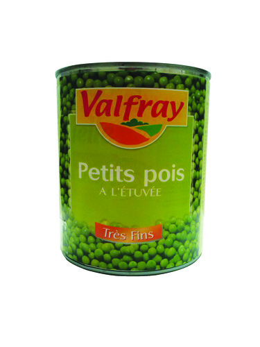 Petits pois très fins étuvéés