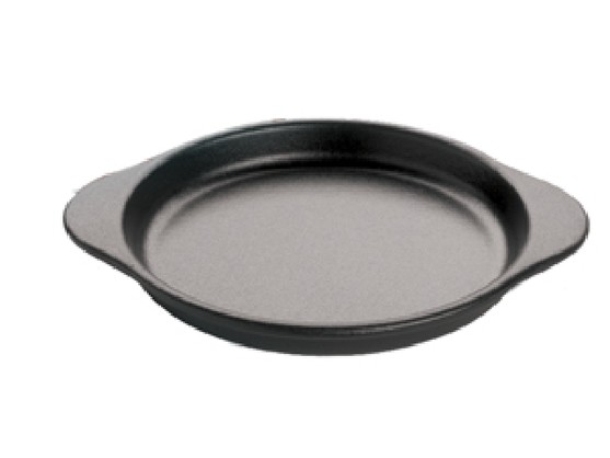 Plat a oeufs fonte noir d160mm