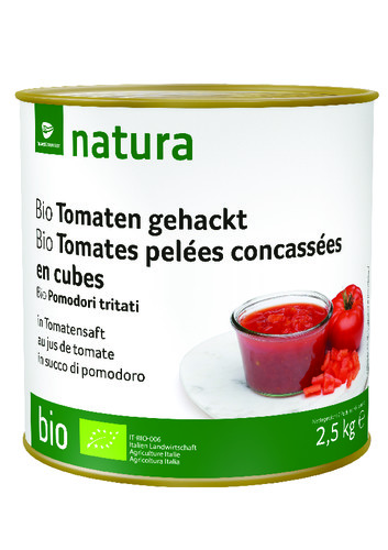 Tomate concassée cube bio