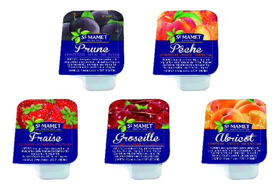 Confiture 5 parfums assortis