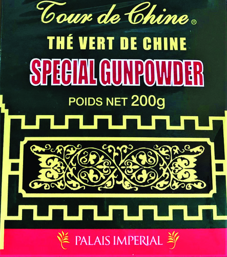 Thé vert gunpowder de chine