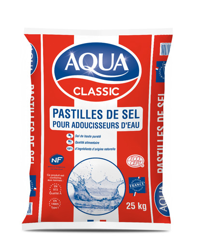 Sel adoucisseur eau pastille