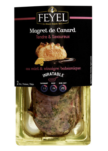 Magret de canard mariné au