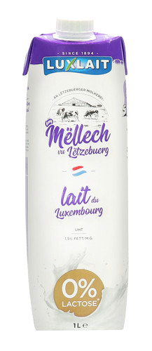 Lait demi écrémé sans lactose