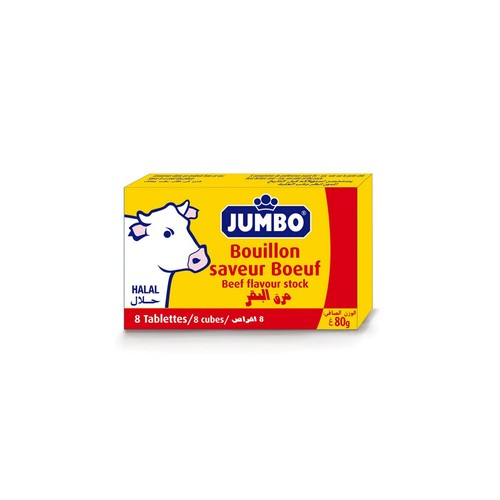 Bouillon de boeuf Jumbo Halal