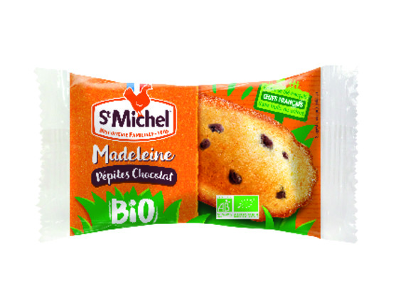 Madeleine pépites chocolat bio