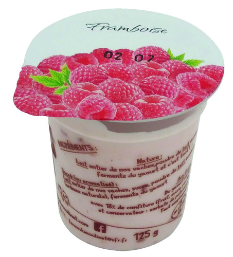 Yaourt à la framboise