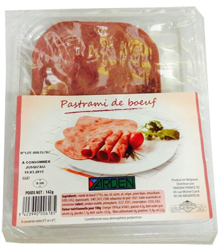 Pastrami de boeuf casher