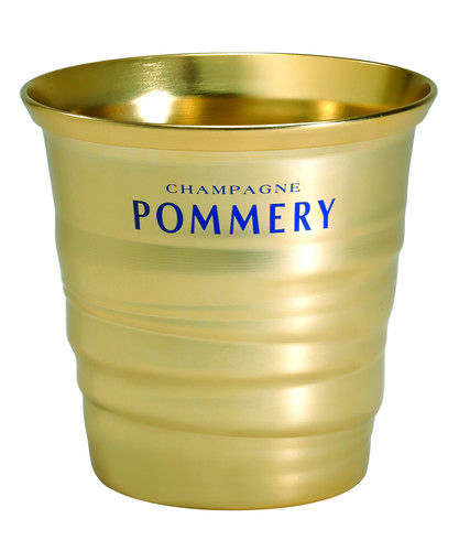 Seau drape pommery or v14