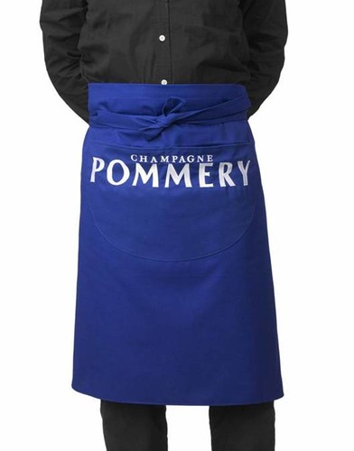 Tablier pommery bleu c1