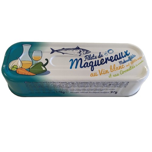 Filets de maquereaux marines