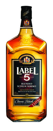 Whisky label 5 40%