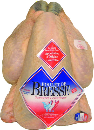 Poulet de bresse pac nu aop