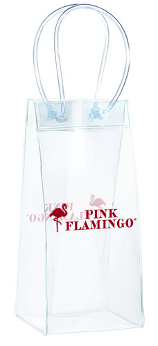 Ice bag pink flamingo