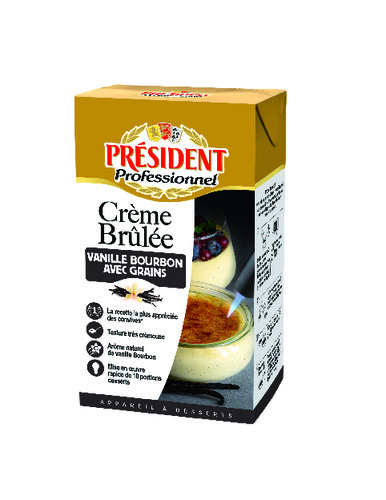 Préparation crème brulée