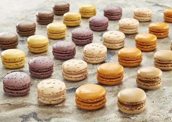 Macarons notes gourmandes