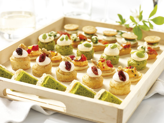 Canapés végétariens