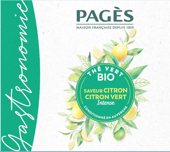 Thé vert citron bio