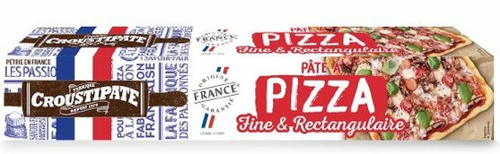 Pâte à pizza xxl rectangulaire