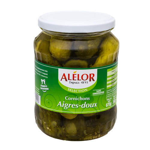 cornichon aigre doux entier