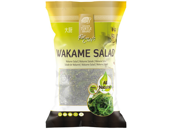 Salade wakamé algue verte