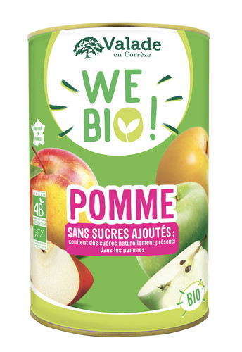 Purée de pommes bio