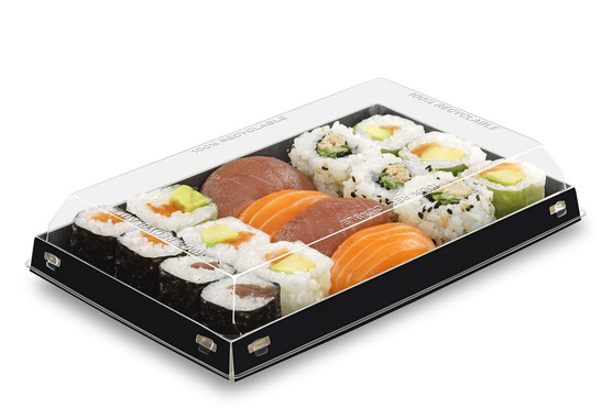 Boite sushi noir 450ml