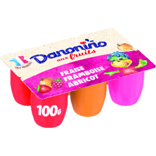 Petits suisses fruits danonino