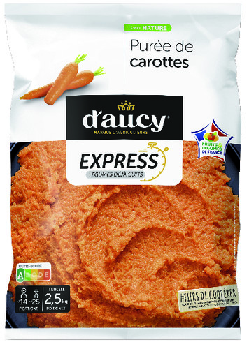 Purée de carottes cuites ce2