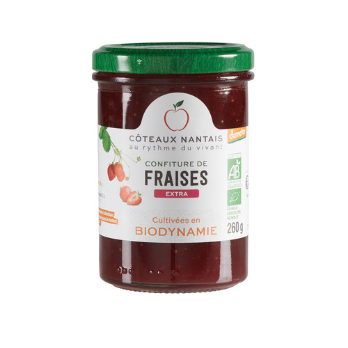 Confiture de fraise bio