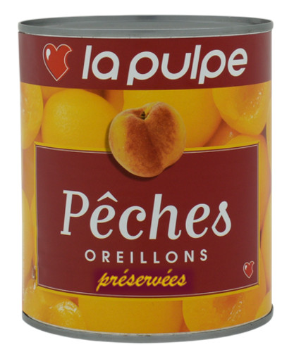 Oreillons de peches préservées