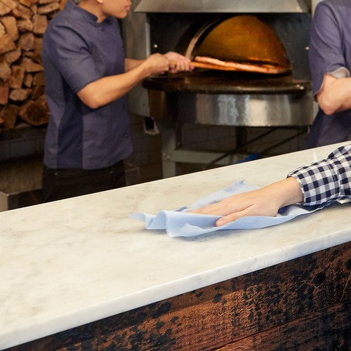 Bobine essuyage reflex bleu