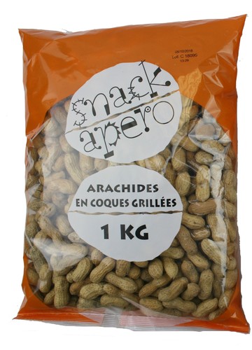 Arachides en coques grillées