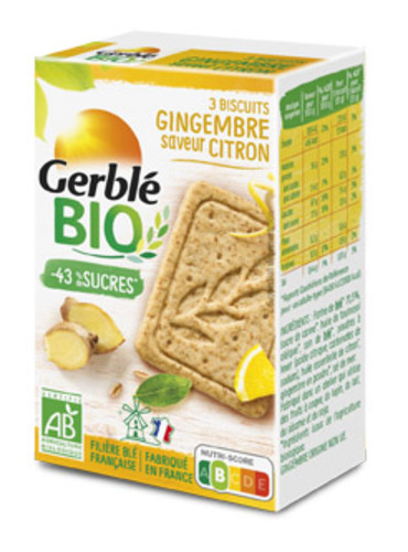 Biscuit gingembre citron 33g