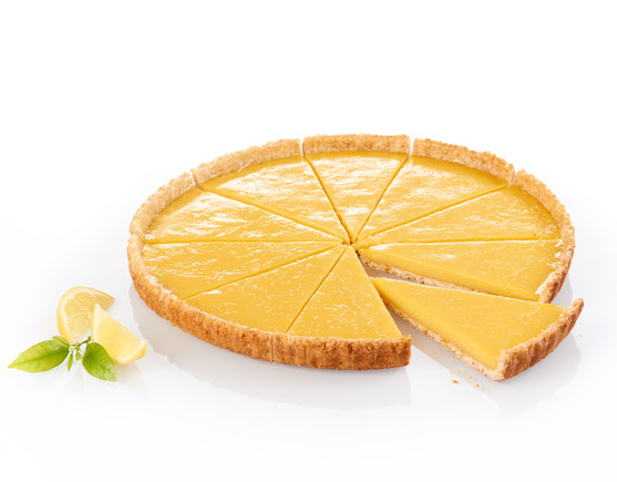 Tarte au citron prédécoupée