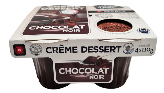 Crème dessert au chocolat noir