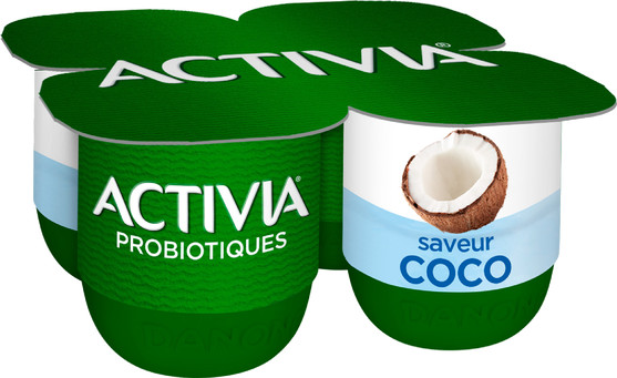 Yaourt aromatisé au coco au